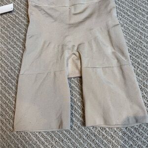 SPANX Power Shorts High Waist Tummy Control Compression Shapewear Beige Size‎ M